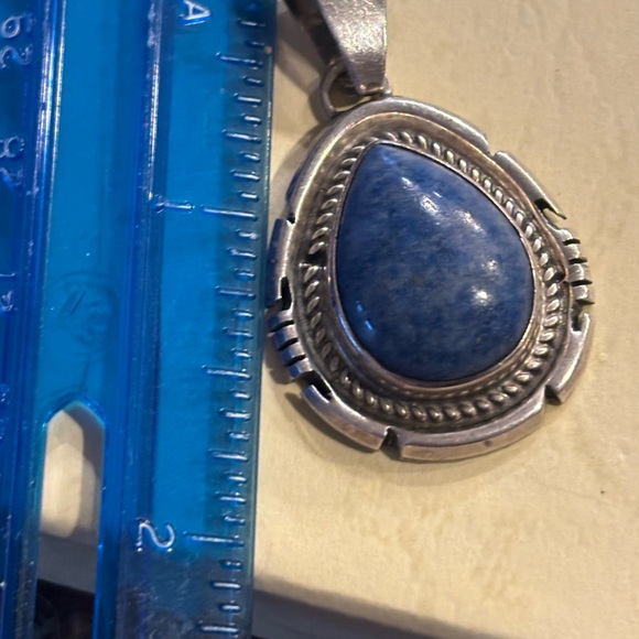 Jon McCray sterling lapis pendant - Picture 4 of 4